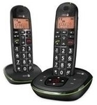 DORO PhoneEasy 105wr Duo - Schnurlostelefon mit Anrufbeantworter + Anruferkennung -