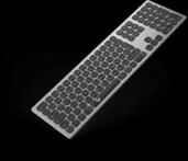 KeySonic KSK-8023BTRF Tastatur Bluetooth QWERTZ Deutsch Anthrazit - Schwarz
