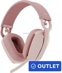 Logitech Zone Vibe 100 - Headset - ohrumschlie&szlig;end - Bluetooth - kabellos - ros&eacute;