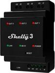 Shelly Pro 3 Smarter LAN & WLAN 3-Kanal Schaltaktor 3x 16A potentialfrei Hutschiene