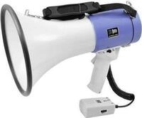 Omnitronic 80710934 Megaphon Indoor/Outdoor 25 W Blau - Wei&szlig; (80710934)