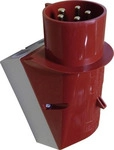 MENNEKES 342 CEE Wandger&auml;testecker 16 A 5p Rot (342)