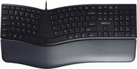 Cherry Desktop KC 4500 ERGO [PN] Ergonomic black +++ geschwungene ergonomische