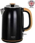 Adler Camry Wasserkocher CR 1342 elektrisch, 2200 W, 1,7 l, Edelstahl, 360&deg;