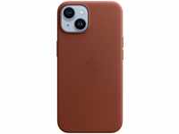 Apple MPP73ZM/A, APPLE iPhone 14 Leather Case with MagSafe - Umber (MPP73ZM/A)