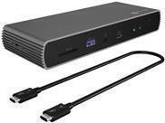 ICY BOX IB-DK8801-TB4 - Dockingstation - USB-C / Thunderbolt 4 - HDMI, DP - 1GbE -