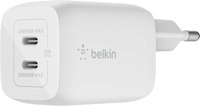 Belkin Dual Netzladeger&auml;t 65W PD USB-C, wei&szlig;, PPS-Tech.WCH013vfWH (WCH013VFWH)