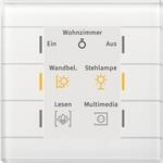 MDT BE-GT20W.02 Glastaster II Smart mit Farbdisplay Wei&szlig; (BE-GT20W.02)