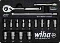 Wiha 44683 Steckschl&uuml;sseleinsatz-Set 1/4 197 mm (44683)