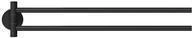 tesa MOON BLACK Handtuchhalter 2 Handtuchstangen Klebstoff Metall (40562-00000-00)