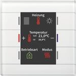 MDT BE-GT2TW.02 Glastaster II Smart mit Farbdisplay und Temperatursensor Wei&szlig;