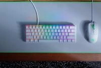Razer RZ03-03392700-R3G1, Razer Huntsman Mini Tastatur USB QWERTY Englisch Wei&szlig;