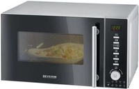SEVERIN Mikrowelle MW 7773, Grill- und Hei&szlig;luftfunktion Leistung: ca. 800 Watt, 20 L