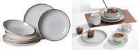 Ritzenhoff & Breker Tafelservice PORTOFINO, 8-teilig aus Steinzeug, rustikaler Look,
