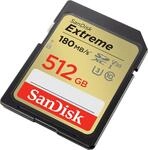 SanDisk Extreme - Flash-Speicherkarte - 512GB - Video Class V30 / UHS-I U3 / Class10