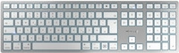 CHERRY KW 9100 SLIM - Tastatur - kabellos - 2,4 GHz, Bluetooth 4,0 - QWERTZ - Deutsch