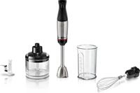 Bosch Serie 6 MSM6M622 Mixer 0,6 l Kochmixer 1000 W Schwarz - Edelstahl...