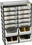 Allit Lagermagazin (B x H x T) 305 x 435 x 170 mm Schwarz, Grau, Gelb VarioPlus Basic