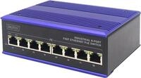 DIGITUS Industrial - Switch - 8 x 10/100 (PoE) - an DIN-Schiene montierbar,