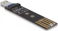 Delock - Schnittstellenadapter - M.2 - M.2 Card (PCIe NVMe & SATA) - USB 3.2 (Gen 2)