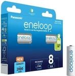 Panasonic eneloop BK-3MCDE/8BE - Batterie 8 x AA-Typ - NiMH - (wiederaufladbar) -