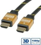 ROLINE Gold - HDMI mit Ethernetkabel - HDMI (M) bis HDMI (M) - 7.5 m -