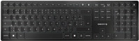 CHERRY KW 9100 SLIM Kabellose Slim-Tastatur Bluetooth + 2.4 GHz Schwarz 108 Tasten