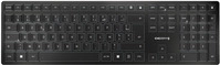 CHERRY KW 9100 SLIM - Tastatur - kabellos - 2.4 GHz, Bluetooth 4.0 - Franz&ouml;sisch -