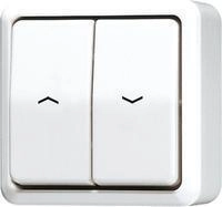 Jung Jalousie-Wippschalter aws 10AX 250V Tas.1-pol. 639 VA WW (639VAWW)