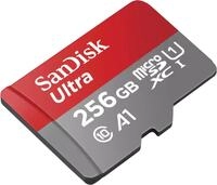 SanDisk Ultra - Flash-Speicherkarte (microSDXC-an-SD-Adapter inbegriffen) - 256 GB -