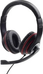 Gembird MHS-03-BKRD, Gembird MHS-03-BKRD Kopfh&ouml;rer & Headset Kopfband