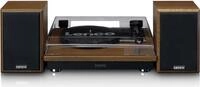 Lenco LS-100WD Plattenspieler Audio-Plattenspieler mit Riemenantrieb Schwarz - Eiche