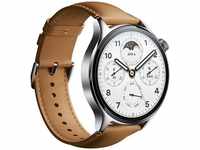 Xiaomi BHR6417GL, Xiaomi Watch S1 Pro - 46 mm - silber - intelligente Uhr mit Riemen