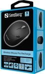 Sandberg Pro - Maus - optisch - 6 Tasten - kabellos - 2.4 GHz, Bluetooth 4.0,