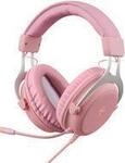 Deltaco GAM-030-P Kopfh&ouml;rer & Headset Kabelgebunden Kopfband Gaming USB Typ-A Pink