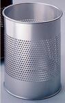 DURABLE Papierkorb Metall 15L rund mit Perforation 165 mm 1 ST 331023