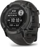 Garmin Instinct 2X Solar - 50 mm - faserverst&auml;rktes Polymer - intelligente Uhr mit