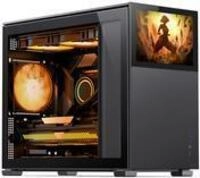 Jonsbo D31 Screen mATX Geh&auml;use, Tempered Glass - schwarz (D31 STD BLACK SC)