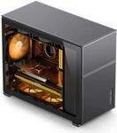 Jonsbo D31 MESH mATX Geh&auml;use, Tempered Glass - schwarz (D31 MESH BLACK)
