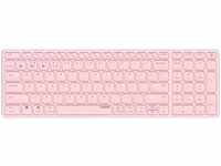 Rapoo 00215395, Rapoo E9700M Tastatur RF Wireless + Bluetooth QWERTZ Deutsch Pink
