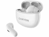 Canyon CNS-TWS5W, Canyon Bluetooth Headset TWS-5 In-Ear/Stereo/BT5.3 white retail