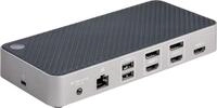 StarTech.com USB-C Dreifach Monitor Dockingstation - HDMI/DP Dreifach 4k USB-C Dock -