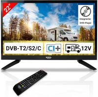 Xoro HTC 2249 21.5 Zoll (55 cm) LCD Fernseher mit HDTV Triple Tuner, integrierter