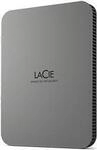 LaCie Mobile Drive Secure STLR2000400 - Festplatte - verschl&uuml;sselt - 2 TB - extern
