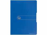 herlitz 11207347, herlitz Sichtbuch easy orga to go, A4, 20 Hüllen, blau opak aus