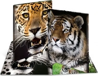 HERMA 7142, HERMA Eckspannermappe "Leopard", aus PP, DIN A3 Ma&szlig;e: (B)315 x (T)4 x