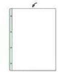 HETZEL Prospekth&uuml;lle Standard, A3 hoch, PP, genarbt, 0,08 mm oben offen,...