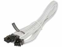 Seasonic SS2X8P-12VHPWR-600/WHITE, Seasonic 12VHPWR PCIe Adapter Kabel - (weiß, 0,75