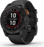 GARMIN fenix7 Pro Solar - GPS-Smartwatch (125 - 208 mm, Silikon,