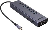 LINDY DST-Mini Duo - Dockingstation - f&uuml;r Smartphone, Tablet, Laptop - USB-C /